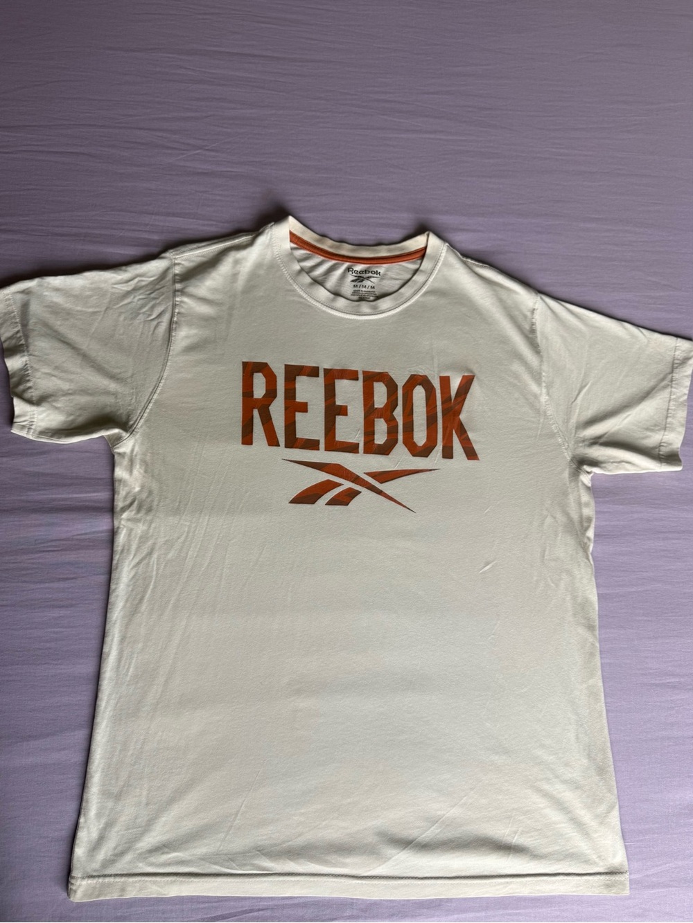 Reebok Cream Short-Sleeve Tee